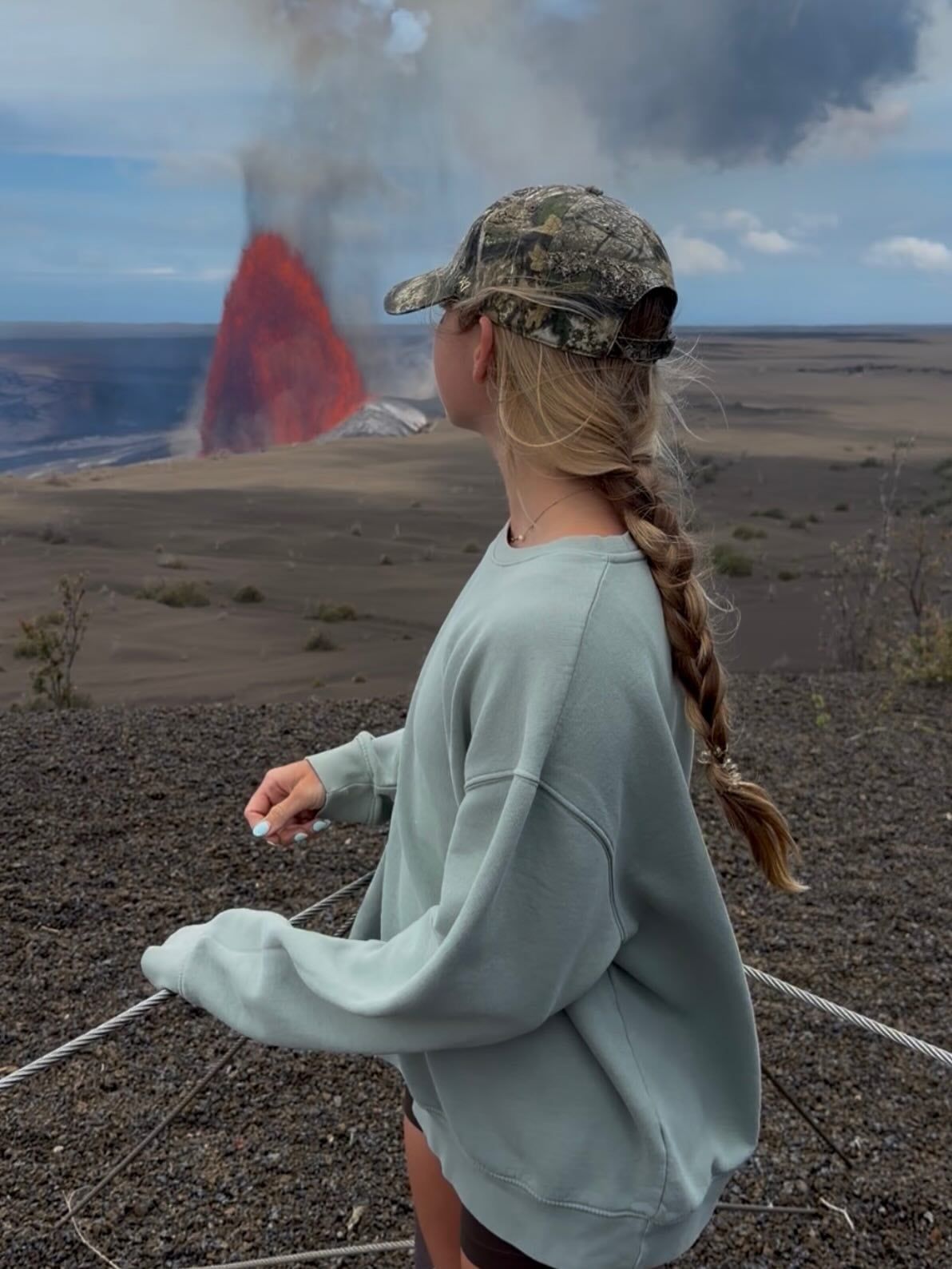 Hawaii Volcanoes National Park tour visitor photo