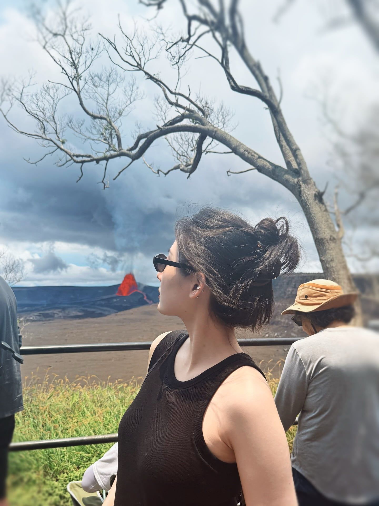 Hawaii Volcanoes National Park tour visitor photo